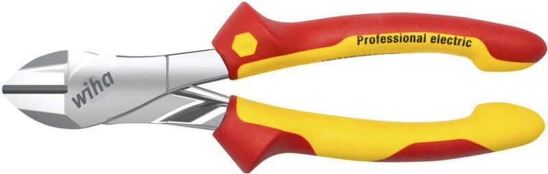 Wiha Kraftseitenschneider Professional electric mit DynamicJoint® mit ein- und ausschaltbarer Öffnungsfeder 180 mm, 7" (...