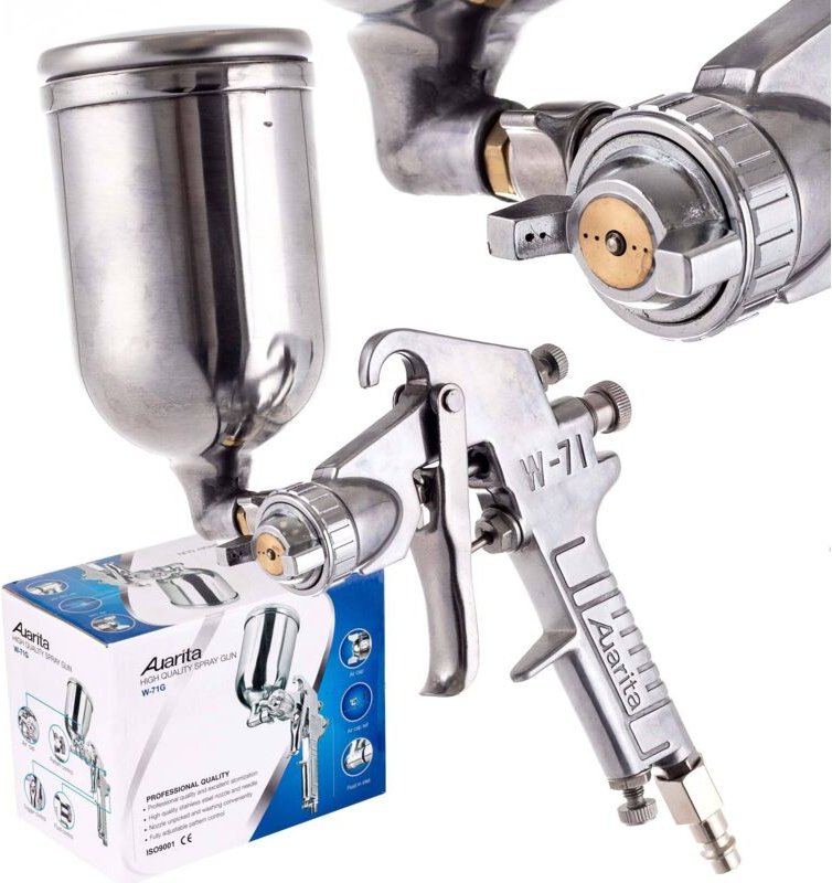 Farbspritzpistole Seitentank 2,0 mm Düse für Holz