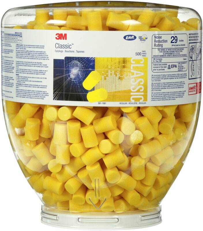 EAR - 3M PD01001 Classic Gehörschutzstöpsel Nachfüllpackung 31 dB einweg en 352-2 500 Paar