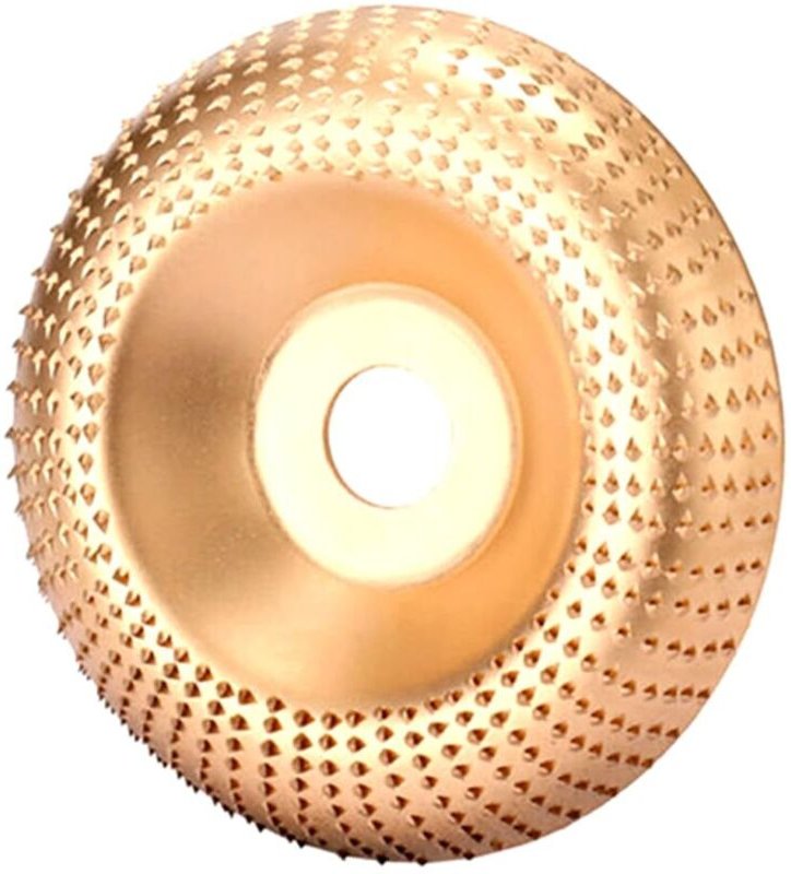 Stück 125-mm-Holzschleifscheibe, gebogene Schleifscheibe aus Wolframkarbid zum Formen, Schleifen und Trennen von Holz. W...