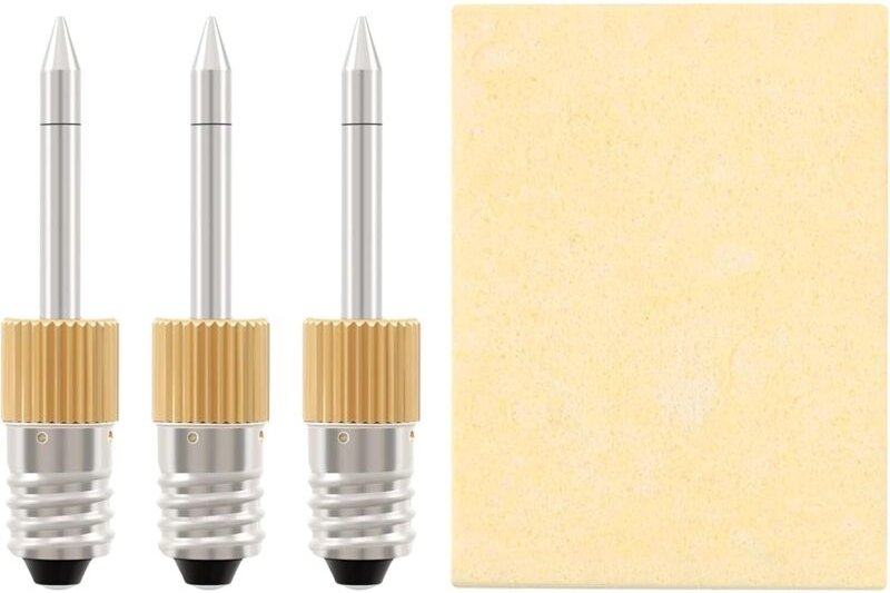 Lötkolbenspitze ohne Messing USB-Lötkolben, E10-Schnittstelle, Batterielötkolben, Lötkolbenspitze mit Gewinde, beinhalte...