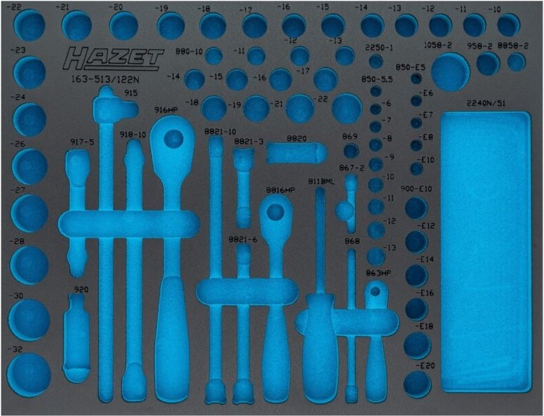 Hazet 163-513LN Weichschaumeinlage