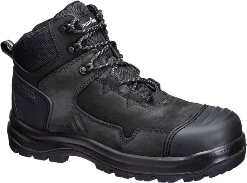 Portwest Apex Composite Mid Boot S3S HRO SR FO FD04 Gr. 50 Black