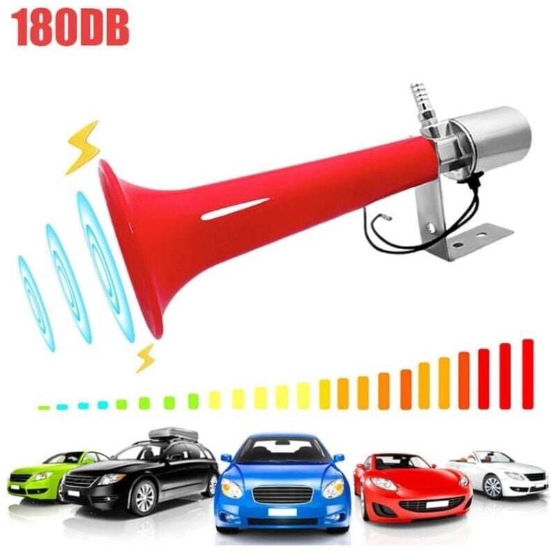 Drucklufthorn, 12 V/24 v türkisches Pfeifhorn für LKWs Universell einsetzbar 180 dB Drucklufthorn Caravan Druckpfeifhorn