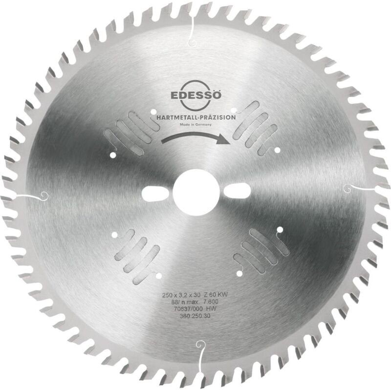Hw Kreissägebl. Präz. 250x3,2x30mm Z60 kw
