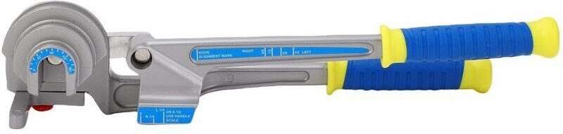 Manuelle 3-in-1-Rohrbiegemaschine mit drei Schlitzen für flexible Kupfer- und Aluminiumrohre, Biegebereich 0–180° für 1/...