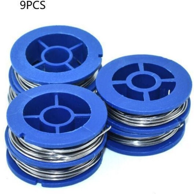 Lötdraht, 9 Spulen mit 0,8 mm Lötdraht (verzinnt) – Intelligentes Design