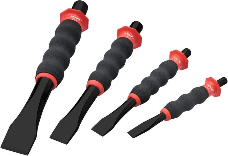 Flachmeißel Satz ∙ V6220/4 ∙ 4-teilig ∙ Anzahl Werkzeuge: 4