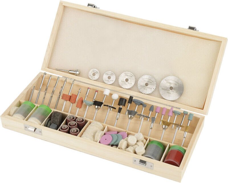 Zubehörset für Rotationswerkzeuge, 242-teilig, für Heimwerkerarbeiten, Schneiden, Schnitzen, Schleifen, Polieren und Boh...