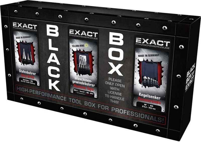 70611 Maschinengewindebohrer-Set metrisch M3 - M12 Rechtsschneidend hss-e Form b 1 St. - Exact