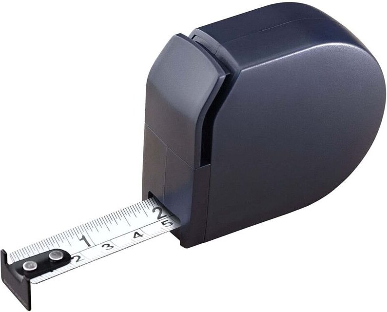 3 m Maßband, Nylon- und Stahlband mit ABS-Kunststoffgehäuse, präzise Messung, stoßdämpfender Fuß, abrieb- und korrosions...