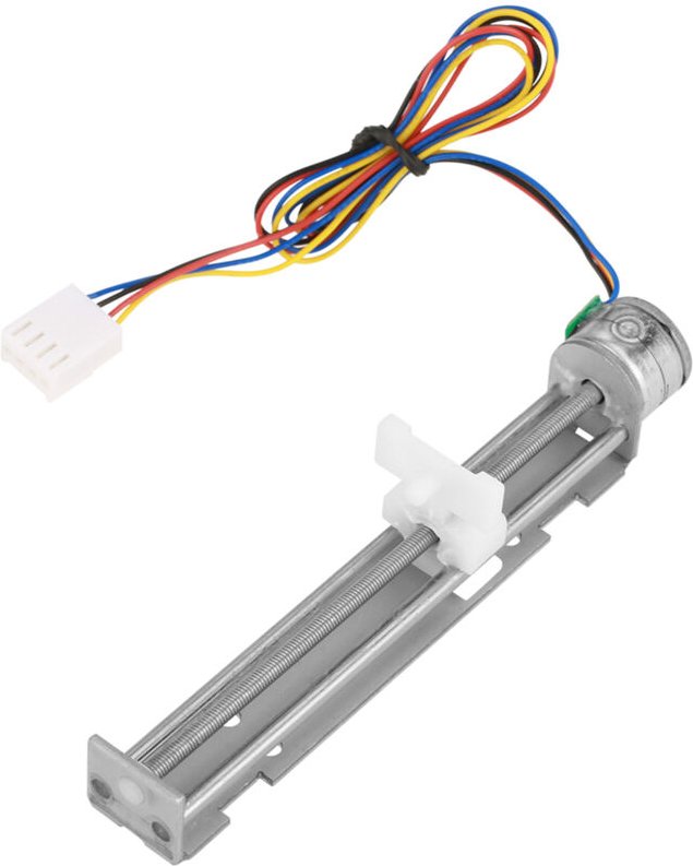 Yctze 12V DC Mikro-Schrittmotor mit Schraubmutter-Schieber für DIY-Graviermaschinen, kompatibel