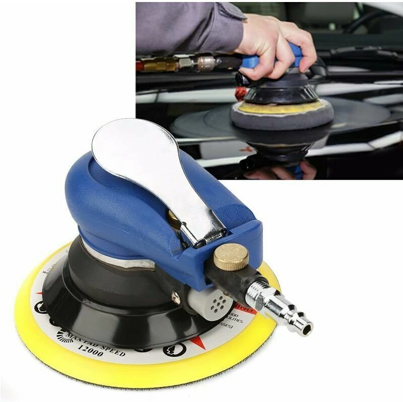 Druckluftschleifer (15 cm), leiser Exzenterschleifer für hocheffizientes Rundschleifen, verwendet als druckgesteuertes S...