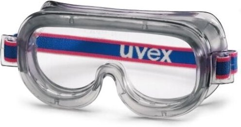 Uvex 9305 Anti-Fog Schutzbrille: Transparent/Blau-Grau