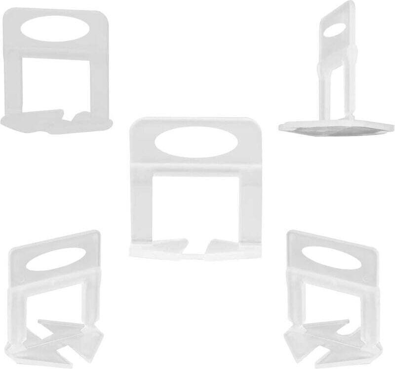 Fliesenverlegesystem, 300 Stück 1-mm-Abstandshalter für Boden- und Fliesenwerkzeuge