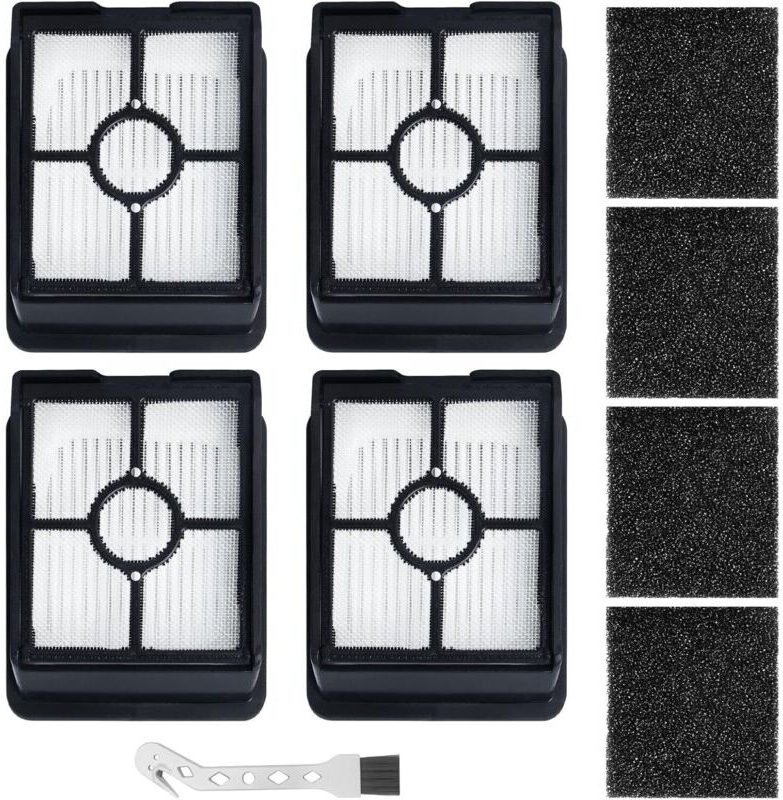 4er-Pack HEPA-Filter für den kabellosen Stielstaubsauger und Wischmopp BISSELL CrossWave HF3 3598N – Staubsaugerzubehör