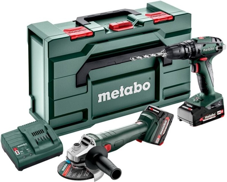 Metabo - Akku Combo Set 2.4.4 18 v, sb 18 + w 18 l 9-125 x 165 l