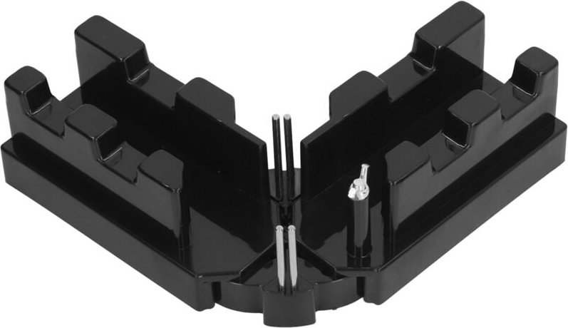 Messwerkzeuge, benutzerfreundlicher Gehrungslehren-Werkzeug, 2-in-1-Präzisionssäge, verschleißfest für die Heimdekoratio...