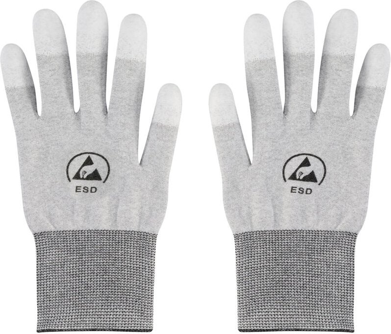 TC-12539860 esd Handschuhe Hellgrau Kleider-Größe: xl 1 Paar - Tru Components