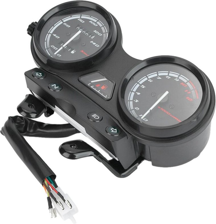 Für den YBR 125 Tachometer, Digitalanzeige-Drehzahlmesser für Motorradinstrumente, Kilometerzähler passend für YBR 125.