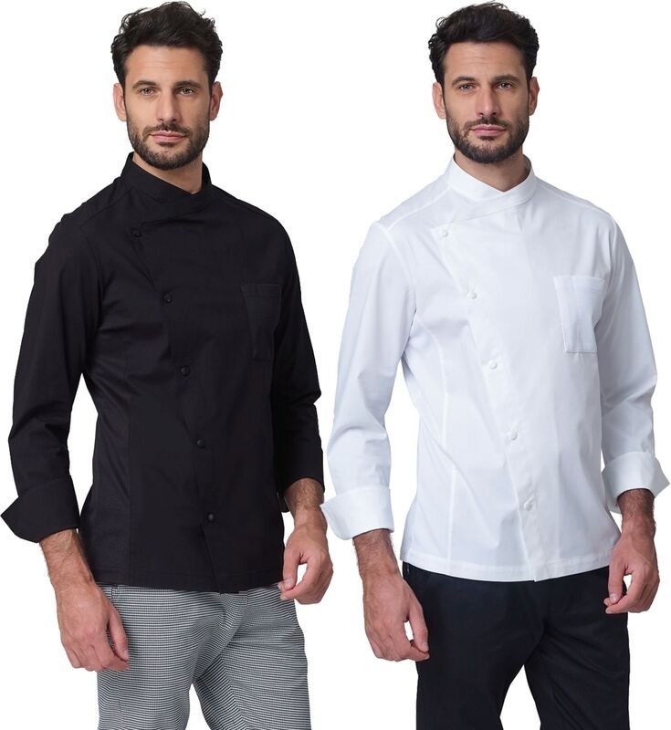 Giacca chef Siggi Richard-Nero-L - Schwarze - - Schwarze