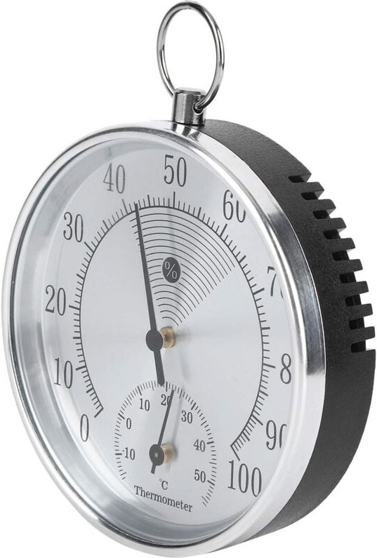 Thermometer-Hygrometer, Gewächshaus-Hygrometer mit Aufhängering zur Temperaturmessung in Lagerhallen