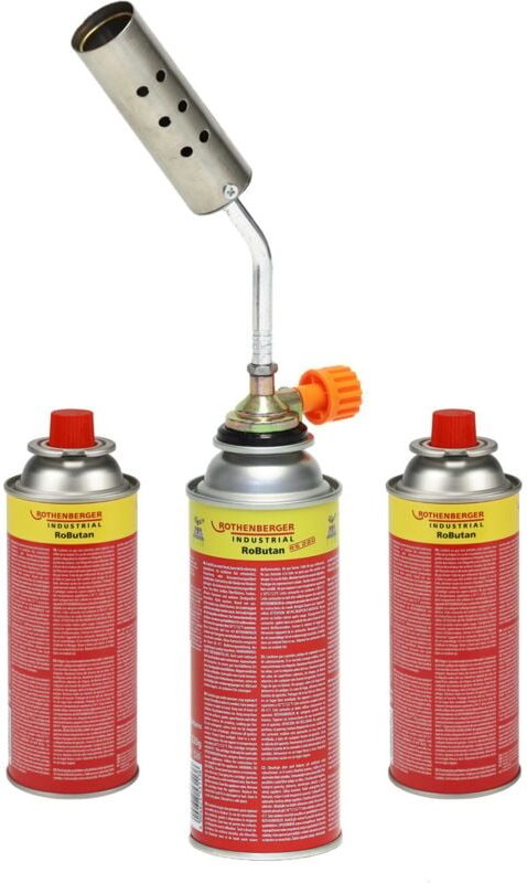 ROTHENBERGER Industrial Schrumpfbrenner KIT RS 220 mit 3 x Gas - 1500005519