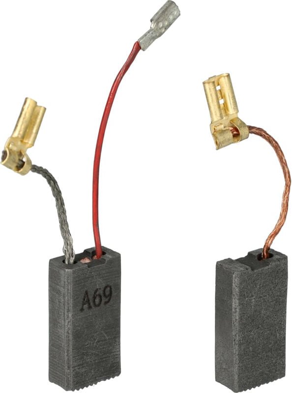 Vhbw - 2x Kohlebürste 23 x 12,3 x 6,2 mm kompatibel mit itw Spit 455, 355 Elektrowerkzeug, Bohrhammer