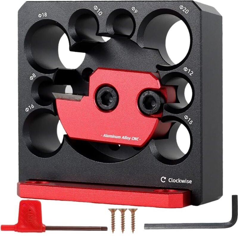 6 Stück metrische 8 mm bis 20 mm verstellbare Coraire mit Hartmetallklinge, elektrische Bohrmaschine, Dübel, rundes Hilf...