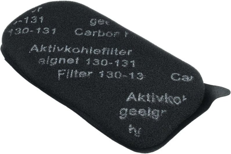 Aktivkohlefilter kompatibel mit Vorwerk Kobold 130, 131, 131sc Staubsauger - Ersatzfilter, Schwarz - Vhbw