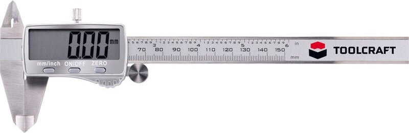 TOOLCRAFT DIN EN 862 TO-5664642 Digitaler Messschieber 150 mm