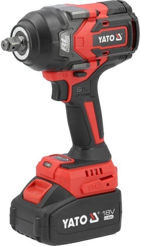 Yato - Modell YT-828071, Schlagschrauber, ideal für das professionelle Anziehen von Schrauben, 18V 4.0Ah Akku, 1200Nm Dr...