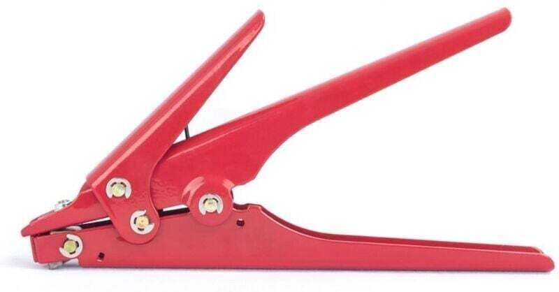 Klemm- und Schneidzange, Klemmwerkzeug, Kabelbinderzange zum Schneiden von Kabelbindern