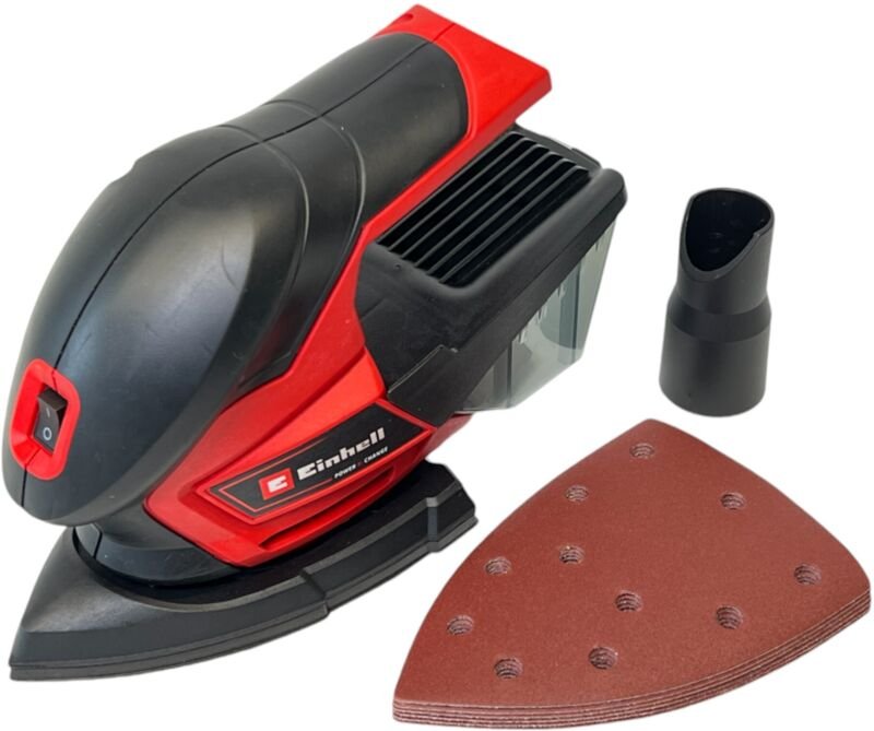 Einhell - Akku-Multischleifer te-os 18/150 Li-Solo Power X-Change (18V Li-Ion, 24 000 min-1, 1.6 mm Schwingkreis, Staubf...