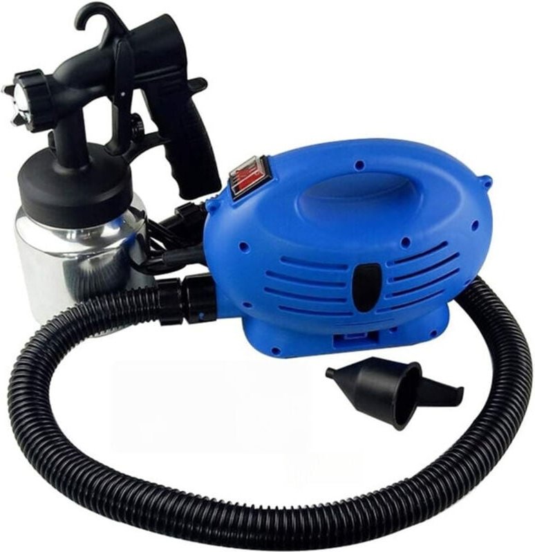 Elektrische Farbspritzpistole, 2,5-mm-Kupferdüse, Airbrush-Lackiergerät für Auto- und Möbellackierung, Airbrush-Farbpist...