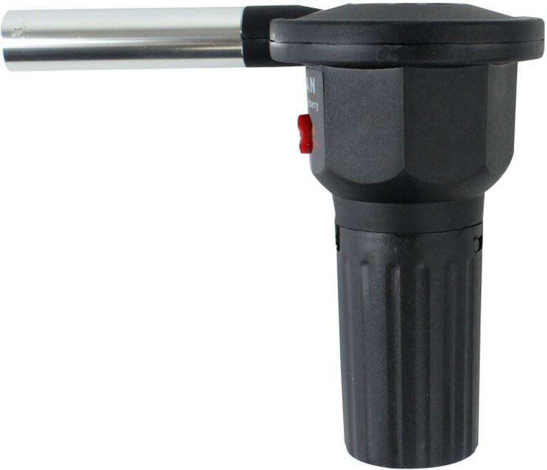 Elektrischer Grilllüfter – Tragbarer Ventilator für Camping, Outdoor-Aktivitäten und Grillen, Schwarz