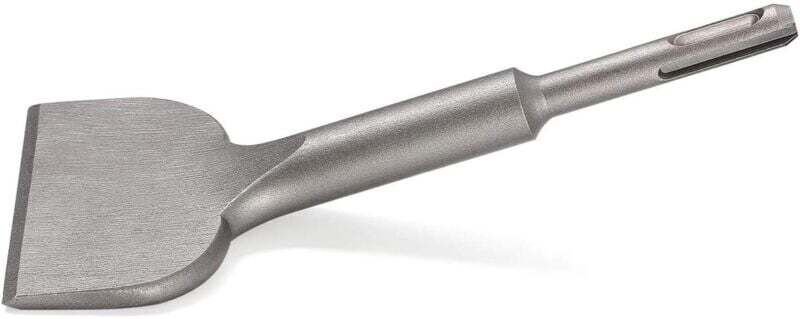 SDS PLUS Fliesenmeißel, 165 mm x 75 mm, hochwertige Spreizserie, gebogener Meißel-Fliesenschneider für Keramik- und Bode...
