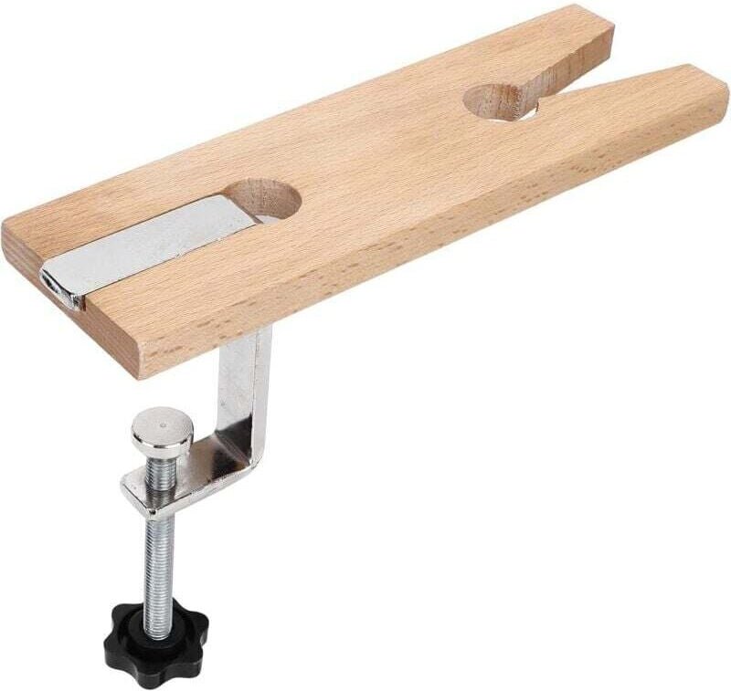 Schmuckwerkbank, Schmuckwerkbank aus Eisen und Holz zum Polieren und Schneiden von Schmuck, keine Bohrungen zur Montage ...