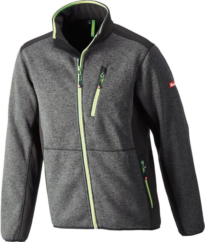 Strickjacke,Softshell,Gr. 2XL,dunkelgr.-lime,FORTIS