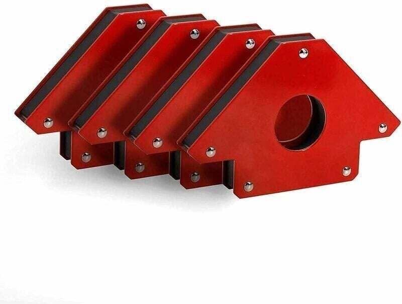 Vtizikl Aimants de soudage - Angle de soudage magnétique - Équerre de montage pour soudures à 45°, 90° et 135° - Support...