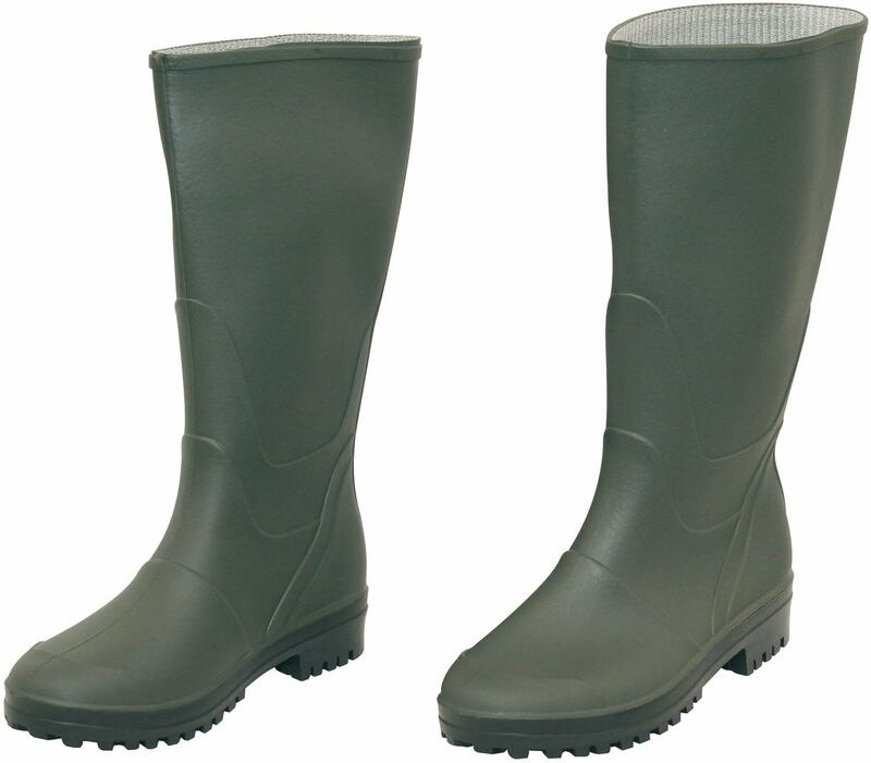 PVC -Kniestiefel mit grüner Kernsohle - 42