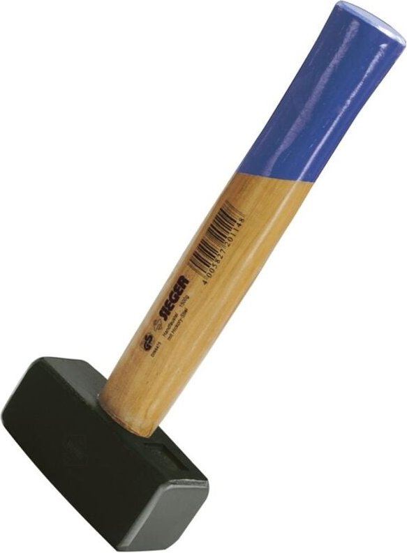 Idealspaten Fäustel 1000 g Hickorystiel vpa