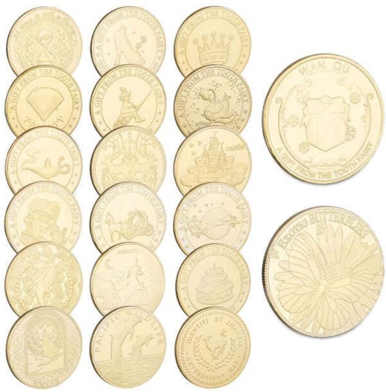 Zahnfee munzenset mit 20 stuck