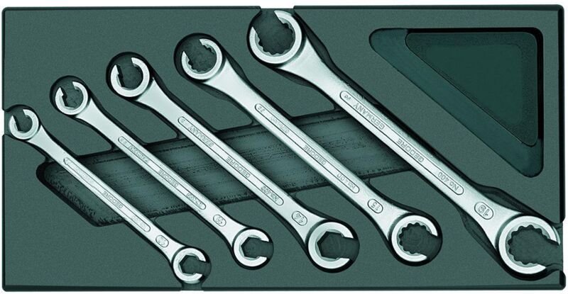 1731157 1500 ES-400 Doppel-Ringschlüssel-Satz 5teilig Schlüsselweite (Metrisch) 8 - 19 mm - Gedore