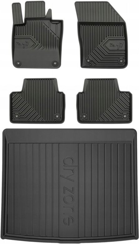 Thumbnail - SET 77 Gummimatten und Abdeckung Volvo S60 3 ab 2018-