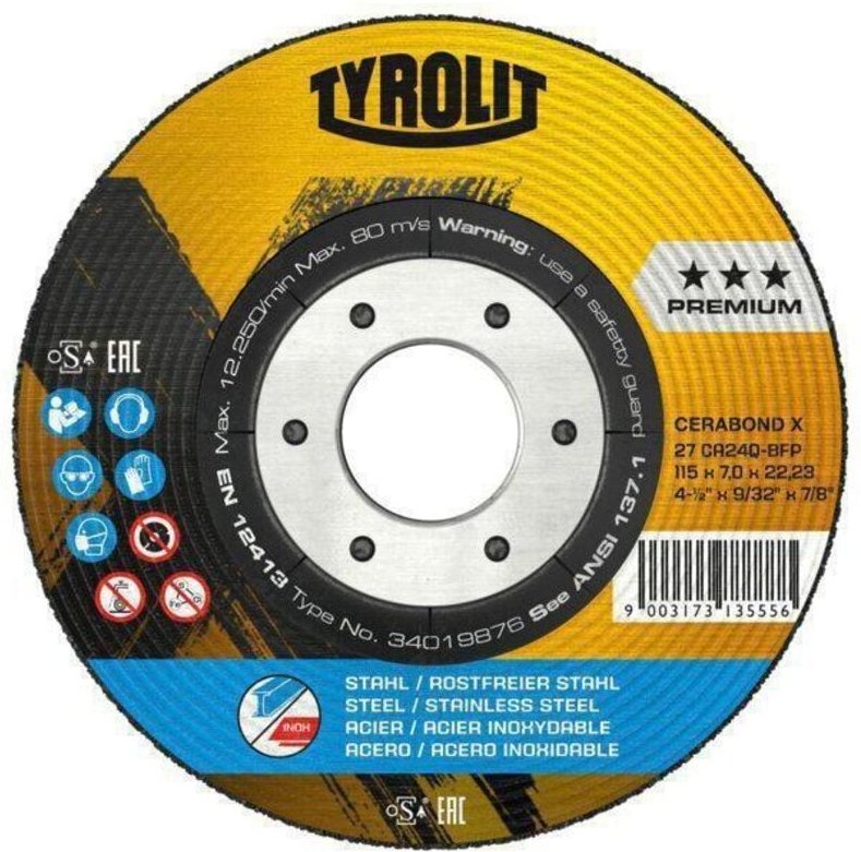 FP - Schruppscheibe cerabond 115x4mm CA24Q-BFK Tyrolit