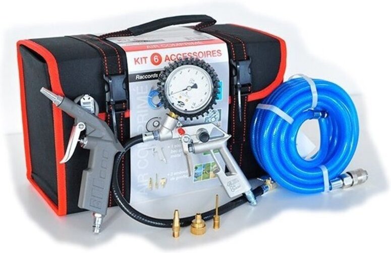 Kit 6 Pneumatikzubehör - Koffer - Prodif