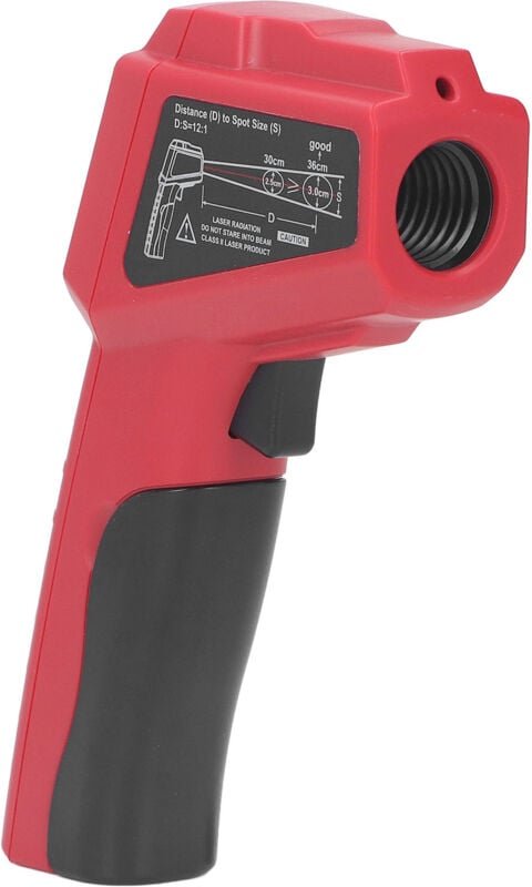 Infrarot-Thermometer mit hintergrundbeleuchteter LCD-Anzeige, berührungsloses Temperaturmessgerät für Kühlschränke mit M...