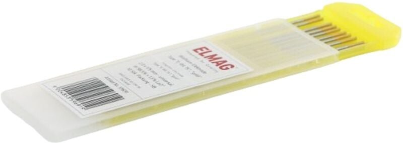 ELMAG Wolfram-Elektrode Type E-WL 15, gold, 2,0 x 175 mm - universal, W 98,5% + 1,5% LaO², 10 Stk. Packung - SB