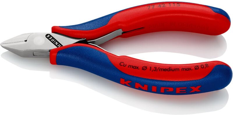 Knipex - 77 42 115 Elektronik- Seitenschneider mit Mehrko. 115 mm